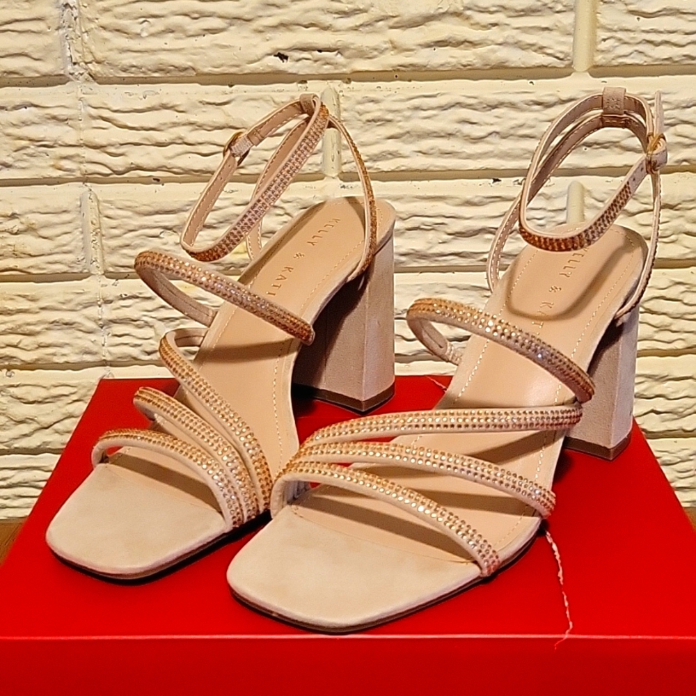 Kelly & Katie Cadene rhinestone sandals